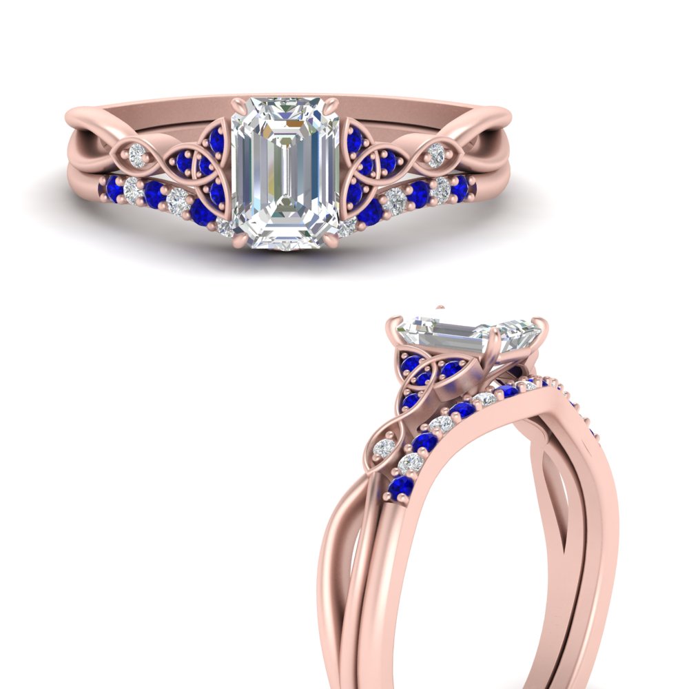 celtic-knot-split-emerald-cut-sapphire-engagement-ring-in-rose-gold-FD9609EMGSABL-NL-RG
