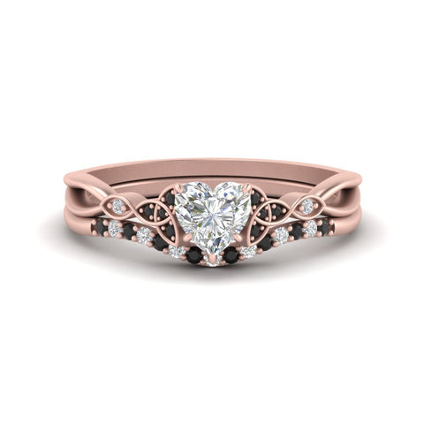celtic-knot-split-heart-shaped-black-diamond-engagement-ring-in-rose-gold-FD9609HTGBLACK-NL-RG