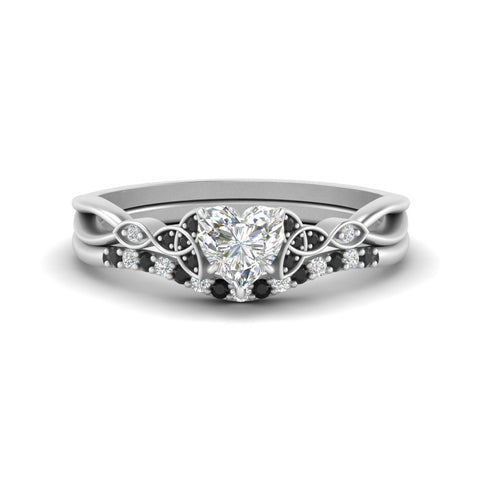 celtic-knot-split-heart-shaped-black-diamond-engagement-ring-in-white-gold-FD9609HTGBLACK-NL-WG