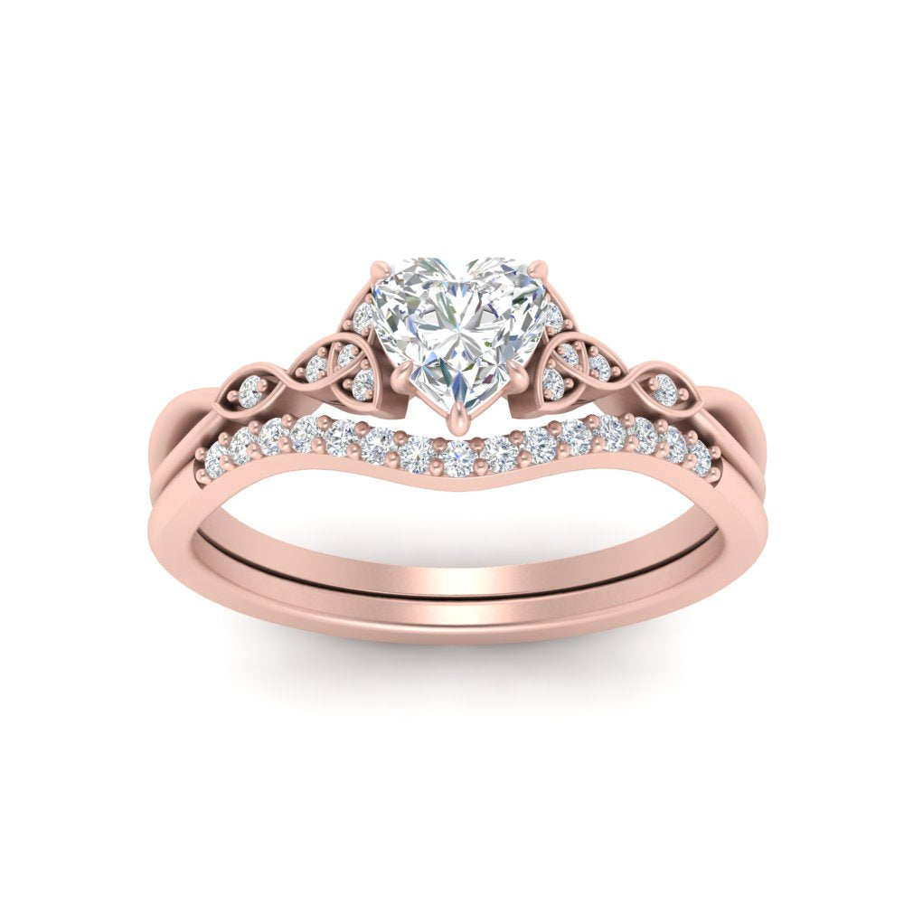 celtic-knot-split-heart-shaped-diamond-engagement-ring-in-rose-gold-FD9609HT-NL-RG