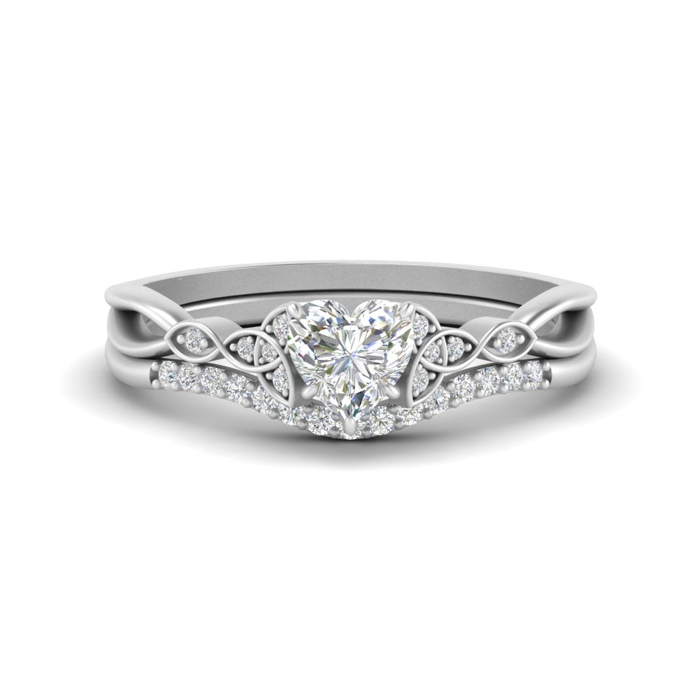 celtic-knot-split-heart-shaped-diamond-engagement-ring-in-white-gold-FD9609HT-NL-WG