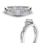 Load image into Gallery viewer, celtic-knot-split-heart-shaped-diamond-engagement-ring-in-white-gold-FD9609HT-NL-WG
