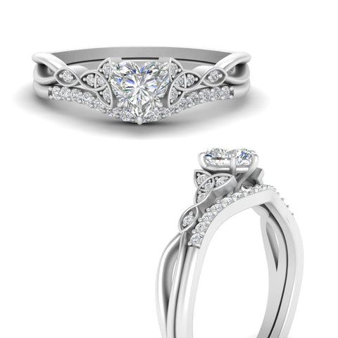 celtic-knot-split-heart-shaped-diamond-engagement-ring-in-white-gold-FD9609HT-NL-WG