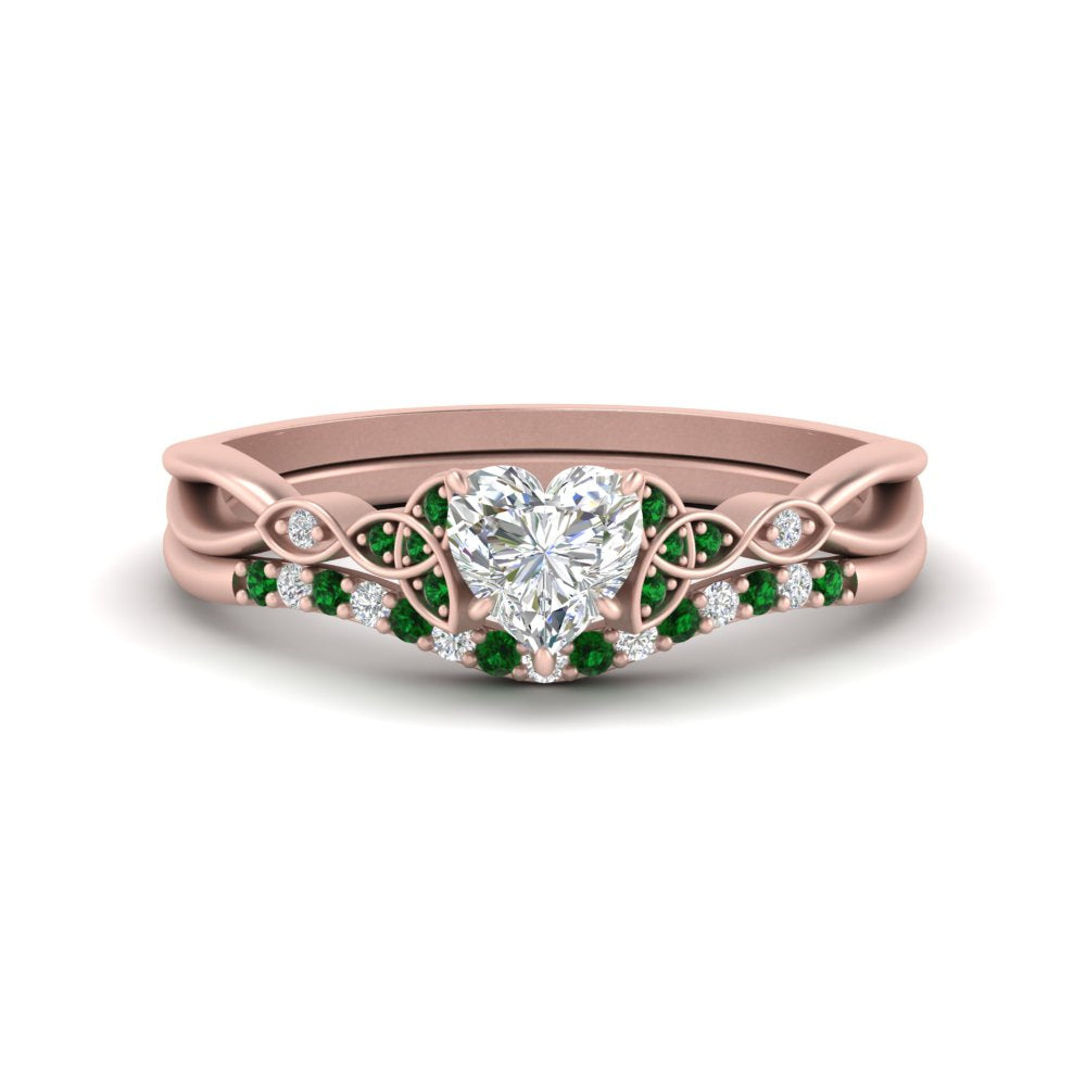 celtic-knot-split-heart-shaped-emerald-engagement-ring-in-rose-gold-FD9609HTGEMGR-NL-RG