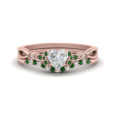 celtic-knot-split-heart-shaped-emerald-engagement-ring-in-rose-gold-FD9609HTGEMGR-NL-RG