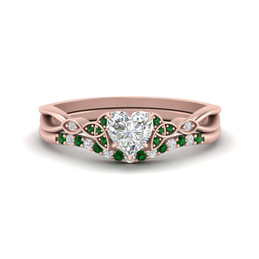 celtic-knot-split-heart-shaped-emerald-engagement-ring-in-rose-gold-FD9609HTGEMGR-NL-RG