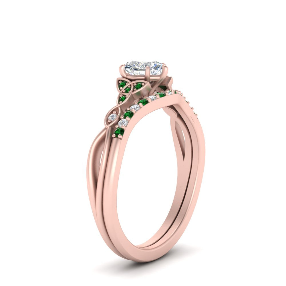 celtic-knot-split-heart-shaped-emerald-engagement-ring-in-rose-gold-FD9609HTGEMGR-NL-RG