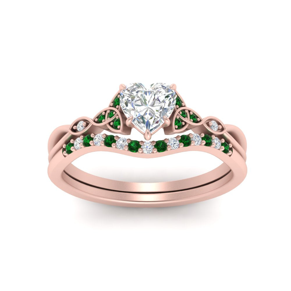 celtic-knot-split-heart-shaped-emerald-engagement-ring-in-rose-gold-FD9609HTGEMGR-NL-RG
