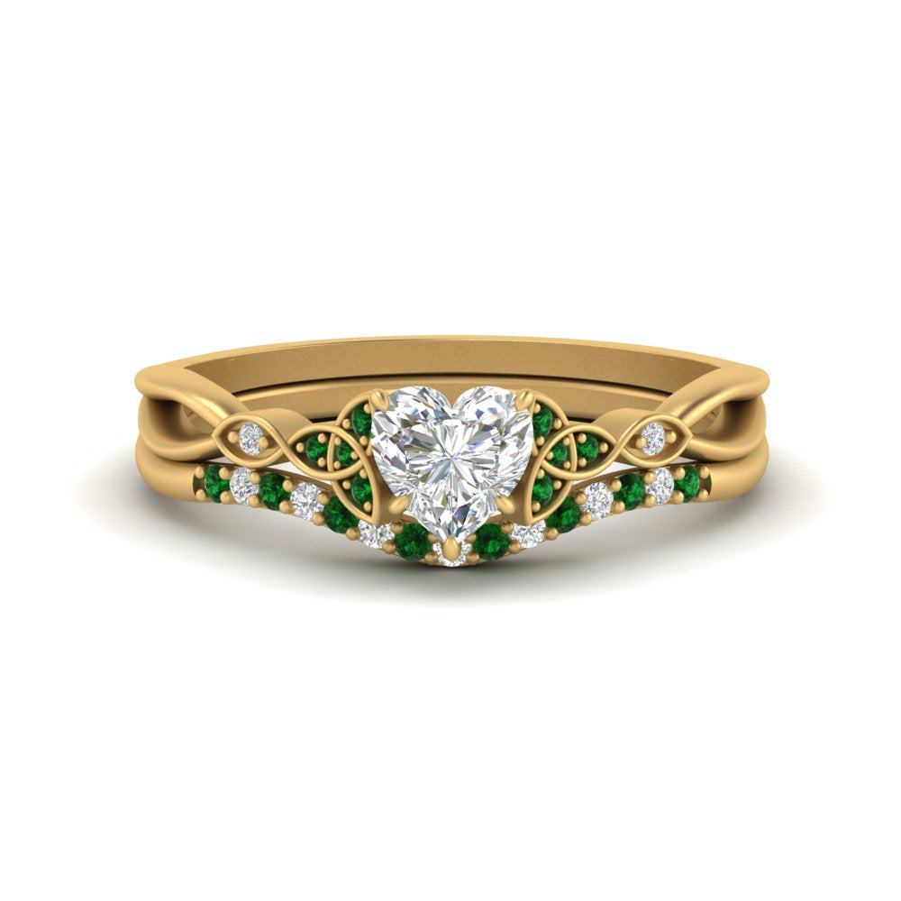 celtic-knot-split-heart-shaped-emerald-engagement-ring-in-yellow-gold-FD9609HTGEMGR-NL-YG