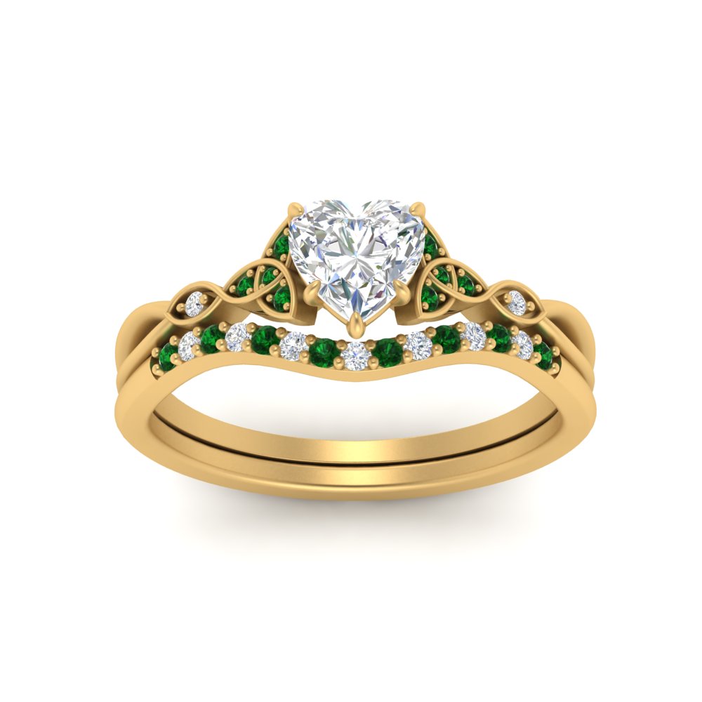 celtic-knot-split-heart-shaped-emerald-engagement-ring-in-yellow-gold-FD9609HTGEMGR-NL-YG