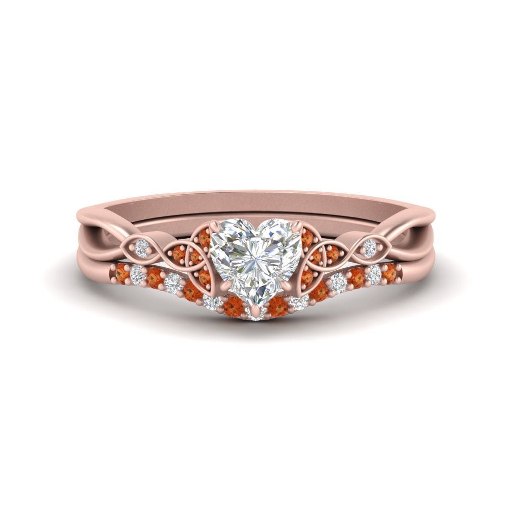 celtic-knot-split-heart-shaped-orange-sapphire-engagement-ring-in-rose-gold-FD9609HTGSAOR-NL-RG