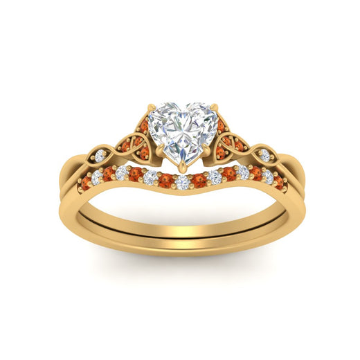 celtic-knot-split-heart-shaped-orange-sapphire-engagement-ring-in-yellow-gold-FD9609HTGSAOR-NL-YG