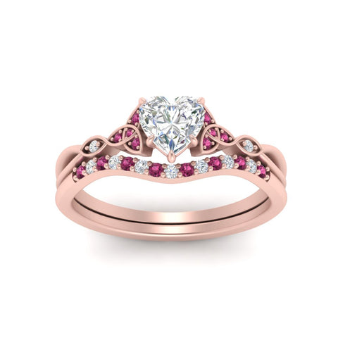 celtic-knot-split-heart-shaped-pink-sapphire-engagement-ring-in-rose-gold-FD9609HTGSADRPI-NL-RG