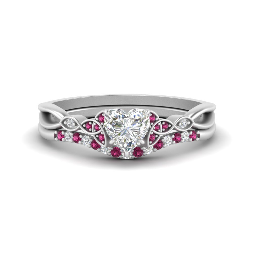 celtic-knot-split-heart-shaped-pink-sapphire-engagement-ring-in-white-gold-FD9609HTGSADRPI-NL-WG