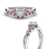 Load image into Gallery viewer, celtic-knot-split-heart-shaped-pink-sapphire-engagement-ring-in-white-gold-FD9609HTGSADRPI-NL-WG