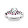 Load image into Gallery viewer, celtic-knot-split-heart-shaped-pink-sapphire-engagement-ring-in-white-gold-FD9609HTGSADRPI-NL-WG