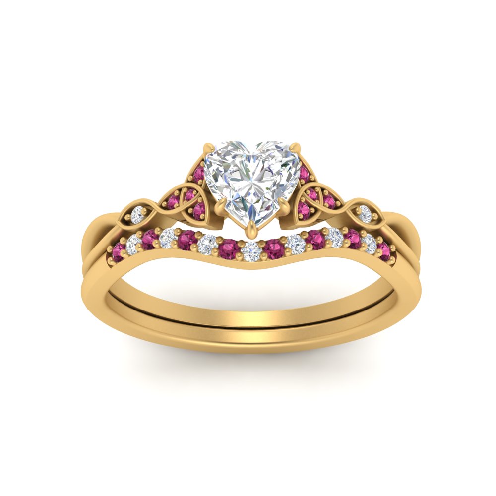 celtic-knot-split-heart-shaped-pink-sapphire-engagement-ring-in-yellow-gold-FD9609HTGSADRPI-NL-YG