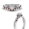 Load image into Gallery viewer, celtic-knot-split-heart-shaped-ruby-engagement-ring-in-white-gold-FD9609HTGRUDR-NL-WG