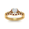 Load image into Gallery viewer, celtic-knot-split-heart-shaped-ruby-engagement-ring-in-yellow-gold-FD9609HTGRUDR-NL-YG