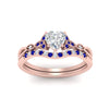 Load image into Gallery viewer, celtic-knot-split-heart-shaped-sapphire-engagement-ring-in-rose-gold-FD9609HTGSABL-NL-RG