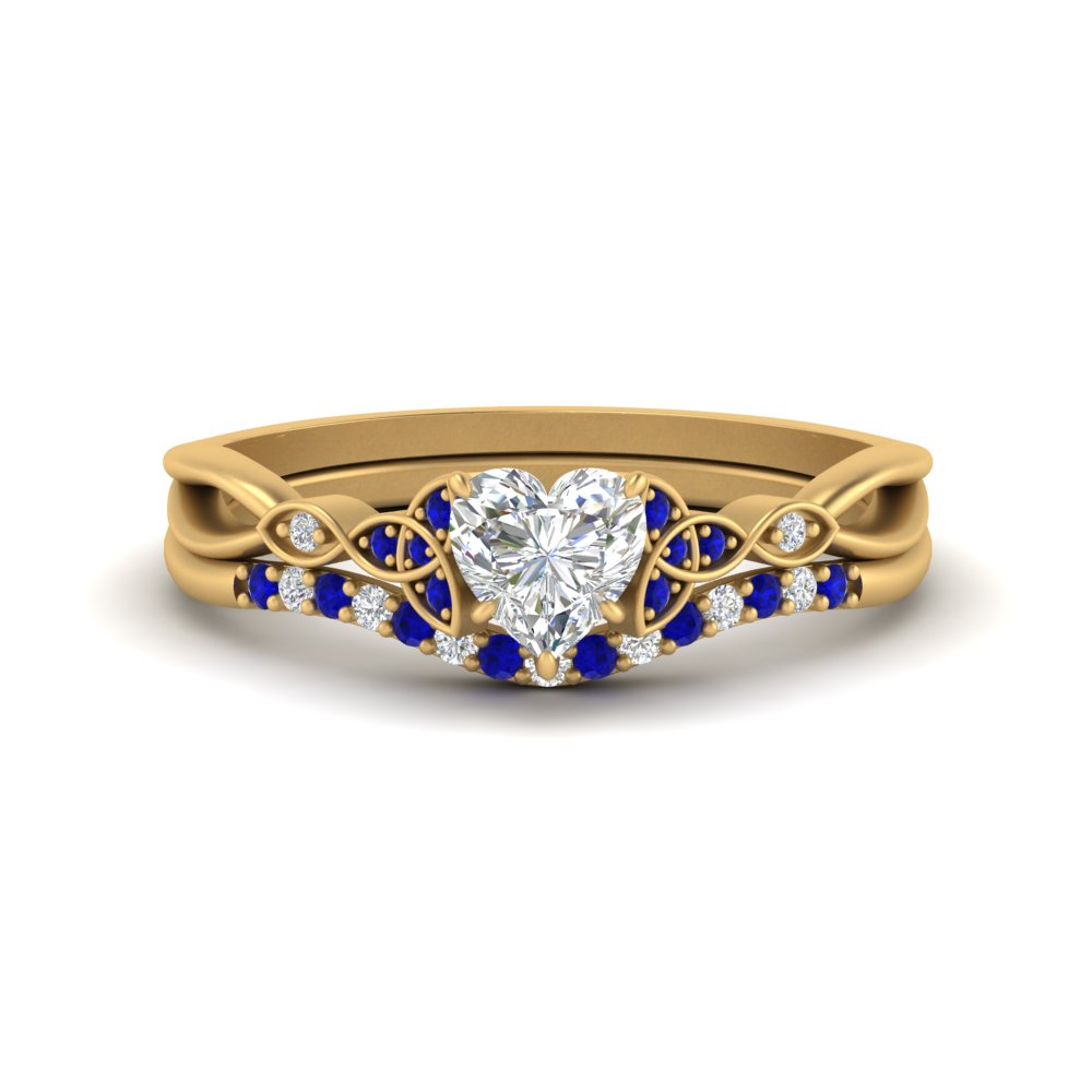 celtic-knot-split-heart-shaped-sapphire-engagement-ring-in-yellow-gold-FD9609HTGSABL-NL-YG