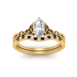 Load image into Gallery viewer, celtic-knot-split-marquise-cut-black-diamond-engagement-ring-in-yellow-gold-FD9609MQGBLACK-NL-YG