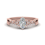 Load image into Gallery viewer, celtic-knot-split-marquise-cut-diamond-engagement-ring-in-rose-gold-FD9609MQ-NL-RG