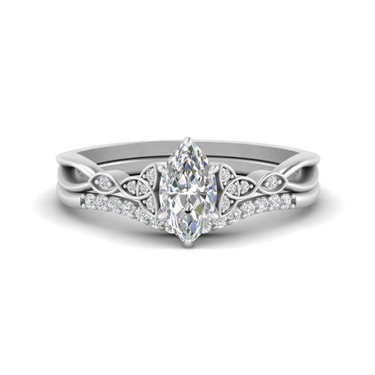 celtic-knot-split-marquise-cut-diamond-engagement-ring-in-white-gold-FD9609MQ-NL-WG