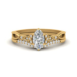 Load image into Gallery viewer, celtic-knot-split-marquise-cut-diamond-engagement-ring-in-yellow-gold-FD9609MQ-NL-YG