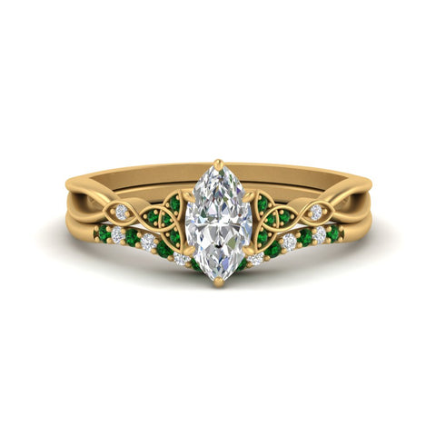 celtic-knot-split-marquise-cut-emerald-engagement-ring-in-yellow-gold-FD9609MQGEMGR-NL-YG