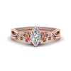 Load image into Gallery viewer, celtic-knot-split-marquise-cut-orange-sapphire-engagement-ring-in-rose-gold-FD9609MQGSAOR-NL-RG