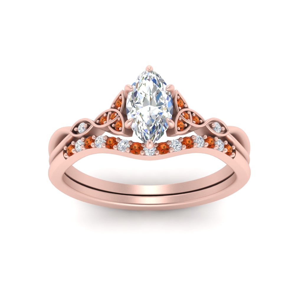 celtic-knot-split-marquise-cut-orange-sapphire-engagement-ring-in-rose-gold-FD9609MQGSAOR-NL-RG