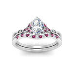 Load image into Gallery viewer, celtic-knot-split-marquise-cut-pink-sapphire-engagement-ring-in-white-gold-FD9609MQGSADRPI-NL-WG
