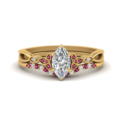 celtic-knot-split-marquise-cut-pink-sapphire-engagement-ring-in-yellow-gold-FD9609MQGSADRPI-NL-YG