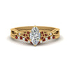 Load image into Gallery viewer, celtic-knot-split-marquise-cut-ruby-engagement-ring-in-yellow-gold-FD9609MQGRUDR-NL-YG