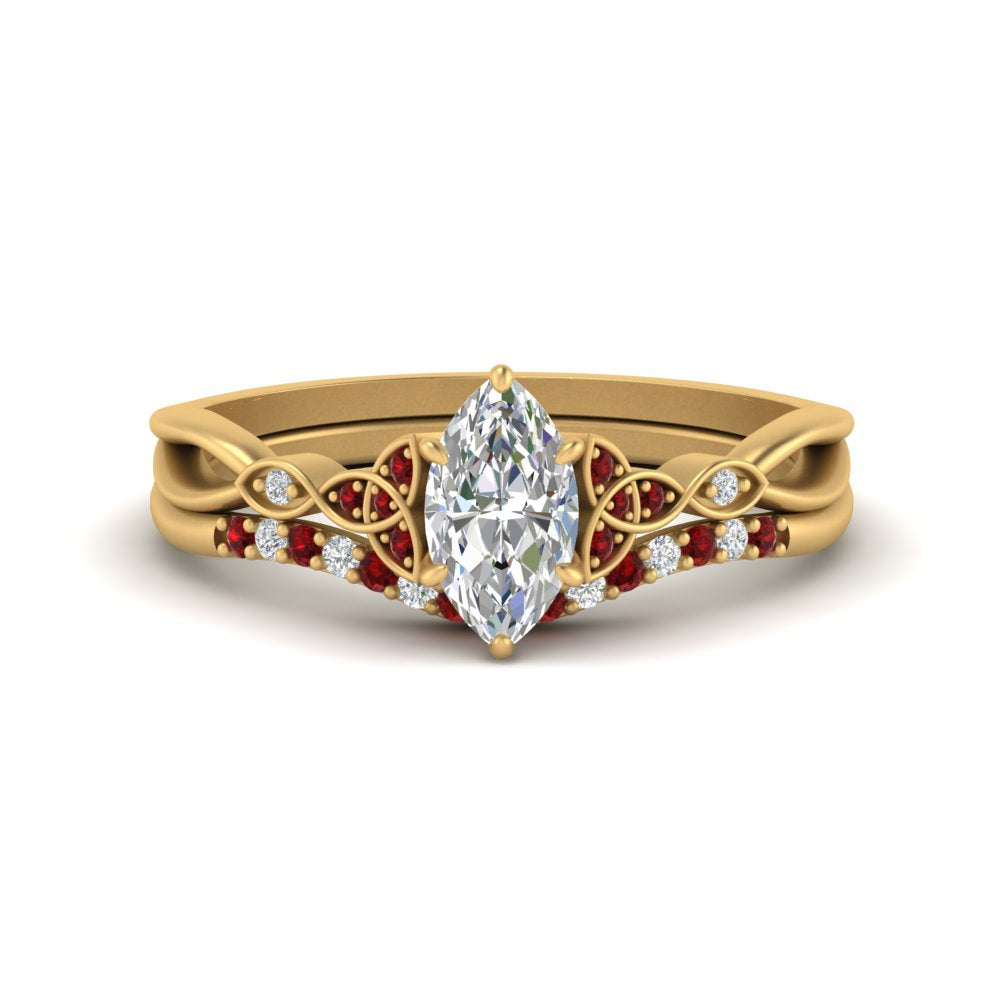 celtic-knot-split-marquise-cut-ruby-engagement-ring-in-yellow-gold-FD9609MQGRUDR-NL-YG