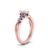 Load image into Gallery viewer, celtic-knot-split-marquise-cut-sapphire-engagement-ring-in-rose-gold-FD9609MQGSABL-NL-RG