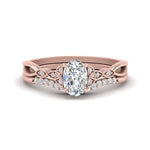 Load image into Gallery viewer, celtic-knot-split-oval-shaped-diamond-engagement-ring-in-rose-gold-FD9609OV-NL-RG
