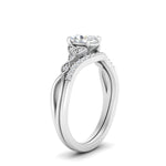 Load image into Gallery viewer, celtic-knot-split-oval-shaped-diamond-engagement-ring-in-white-gold-FD9609OV-NL-WG
