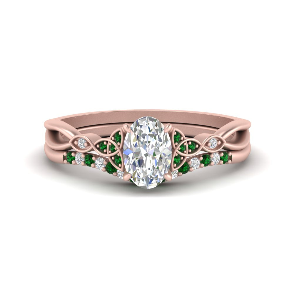 celtic-knot-split-oval-shaped-emerald-engagement-ring-in-rose-gold-FD9609OVGEMGR-NL-RG