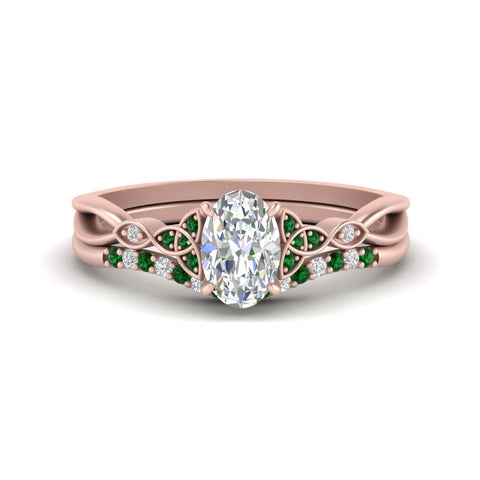 celtic-knot-split-oval-shaped-emerald-engagement-ring-in-rose-gold-FD9609OVGEMGR-NL-RG