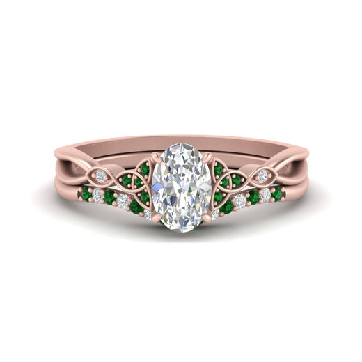 celtic-knot-split-oval-shaped-emerald-engagement-ring-in-rose-gold-FD9609OVGEMGR-NL-RG