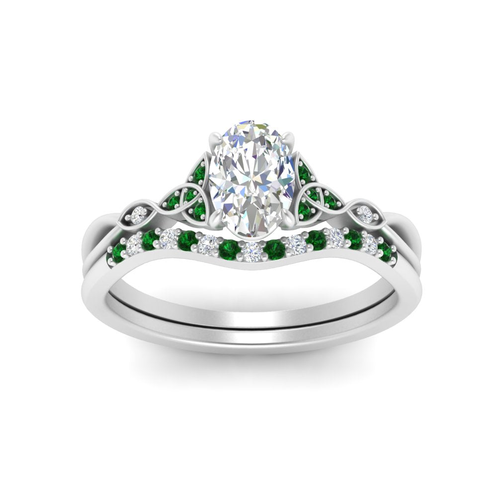 celtic-knot-split-oval-shaped-emerald-engagement-ring-in-white-gold-FD9609OVGEMGR-NL-WG