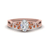 Load image into Gallery viewer, celtic-knot-split-oval-shaped-orange-sapphire-engagement-ring-in-rose-gold-FD9609OVGSAOR-NL-RG