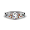 Load image into Gallery viewer, celtic-knot-split-oval-shaped-orange-sapphire-engagement-ring-in-white-gold-FD9609OVGSAOR-NL-WG