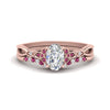 Load image into Gallery viewer, celtic-knot-split-oval-shaped-pink-sapphire-engagement-ring-in-rose-gold-FD9609OVGSADRPI-NL-RG