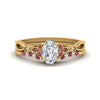 Load image into Gallery viewer, celtic-knot-split-oval-shaped-pink-sapphire-engagement-ring-in-yellow-gold-FD9609OVGSADRPI-NL-YG