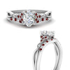 Load image into Gallery viewer, celtic-knot-split-oval-shaped-ruby-engagement-ring-in-white-gold-FD9609OVGRUDR-NL-WG