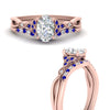 Load image into Gallery viewer, celtic-knot-split-oval-shaped-sapphire-engagement-ring-in-rose-gold-FD9609OVGSABL-NL-RG