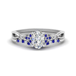 Load image into Gallery viewer, celtic-knot-split-oval-shaped-sapphire-engagement-ring-in-white-gold-FD9609OVGSABL-NL-WG
